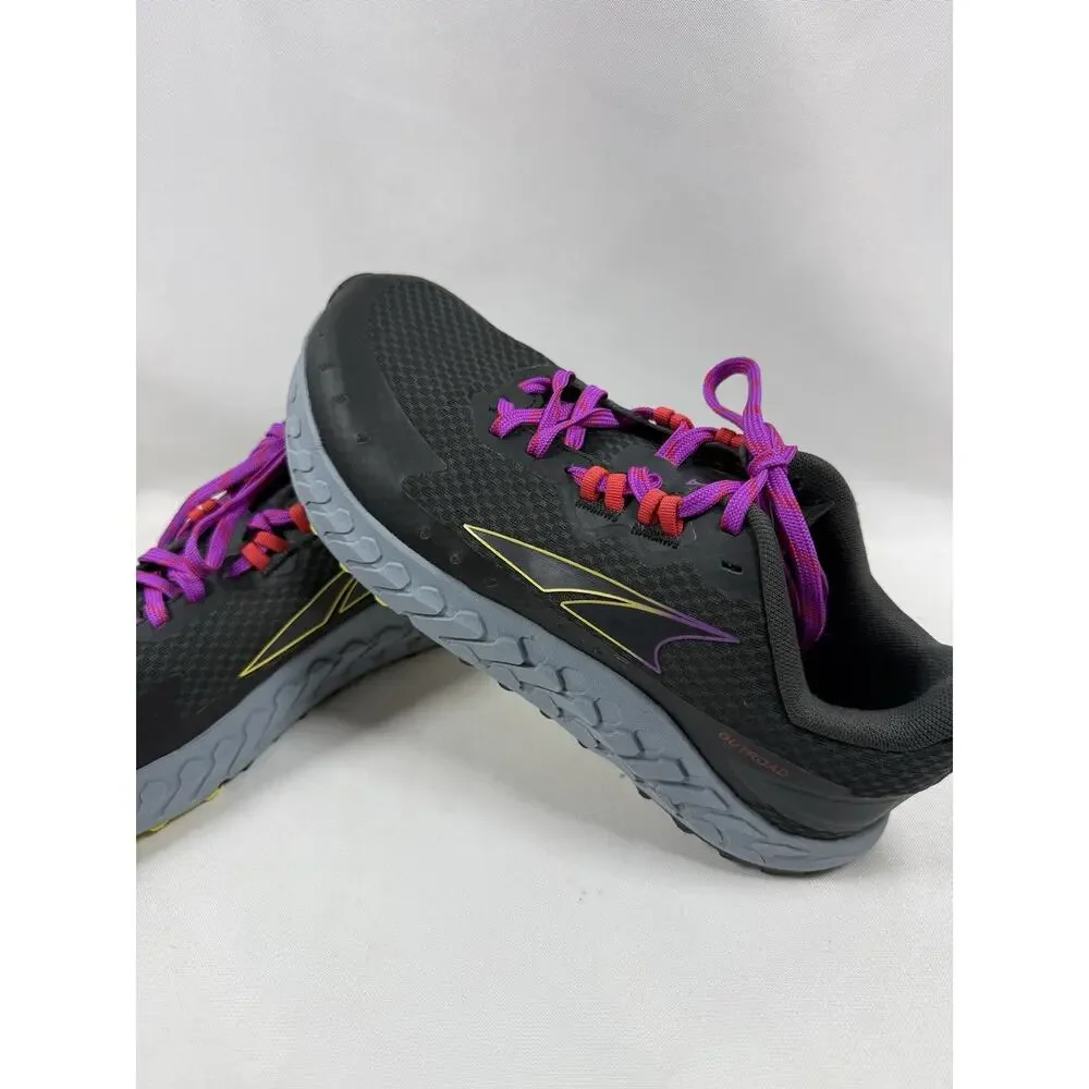 Altra Outroad Women’s Trail Running Shoes Black Purple US 9.5 EU 41